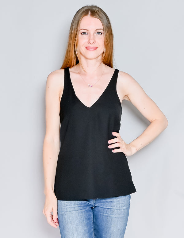 AMANDA UPRICHARD Black Amsterdam Sleeveless Top (S)