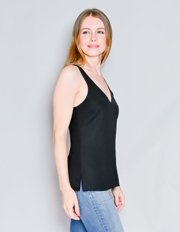 AMANDA UPRICHARD Black Amsterdam Sleeveless Top (S)