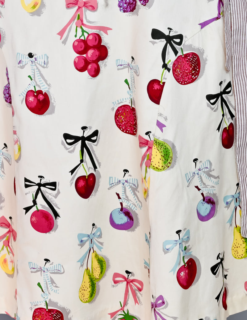 ANTHROPOLOGIE Elevenses Fruit Print A-Line Skirt (8)