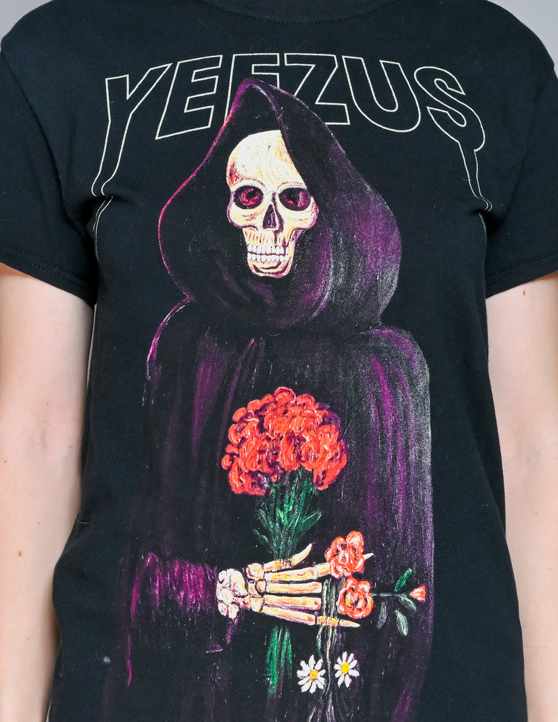 YEEZUS Kanye West Tour Grim Reaper Rose Tee (S)