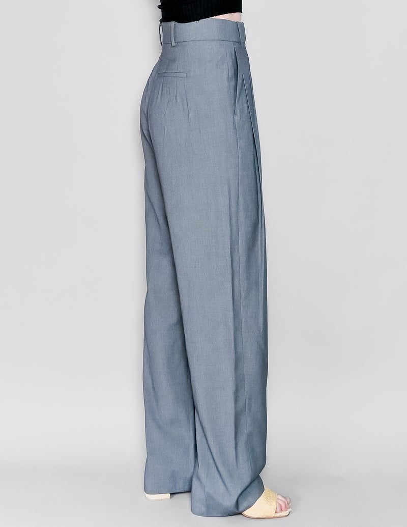 PAPER MOON Seoul Gray Wide-Leg Pants (S)