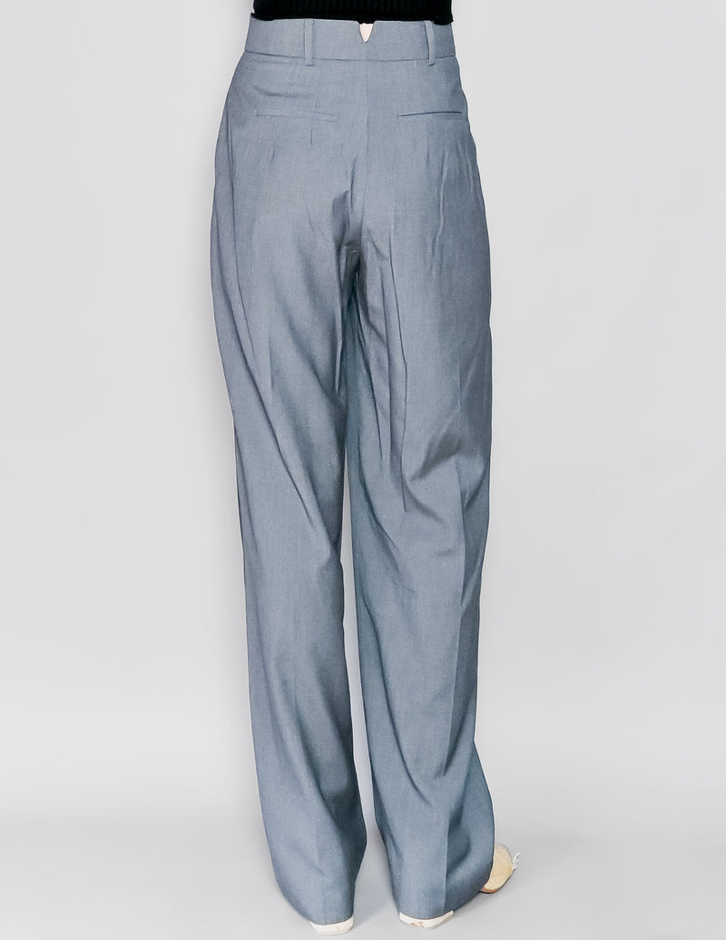 PAPER MOON Seoul Gray Wide-Leg Pants (S)