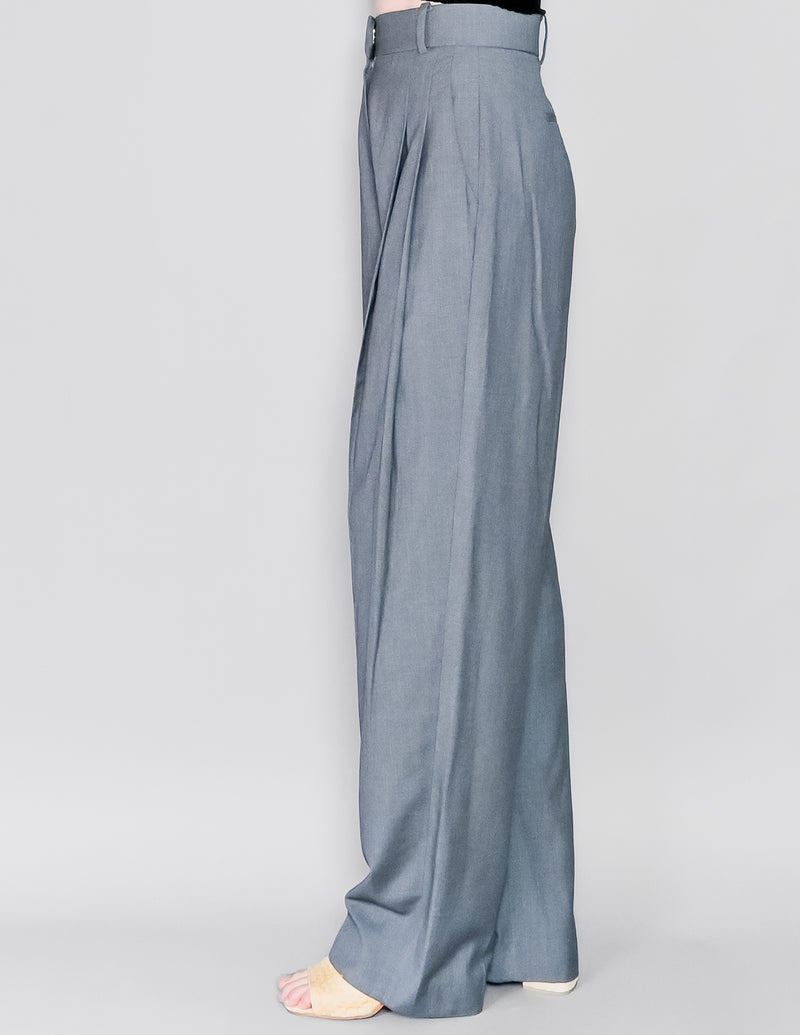 PAPER MOON Seoul Gray Wide-Leg Pants (S)