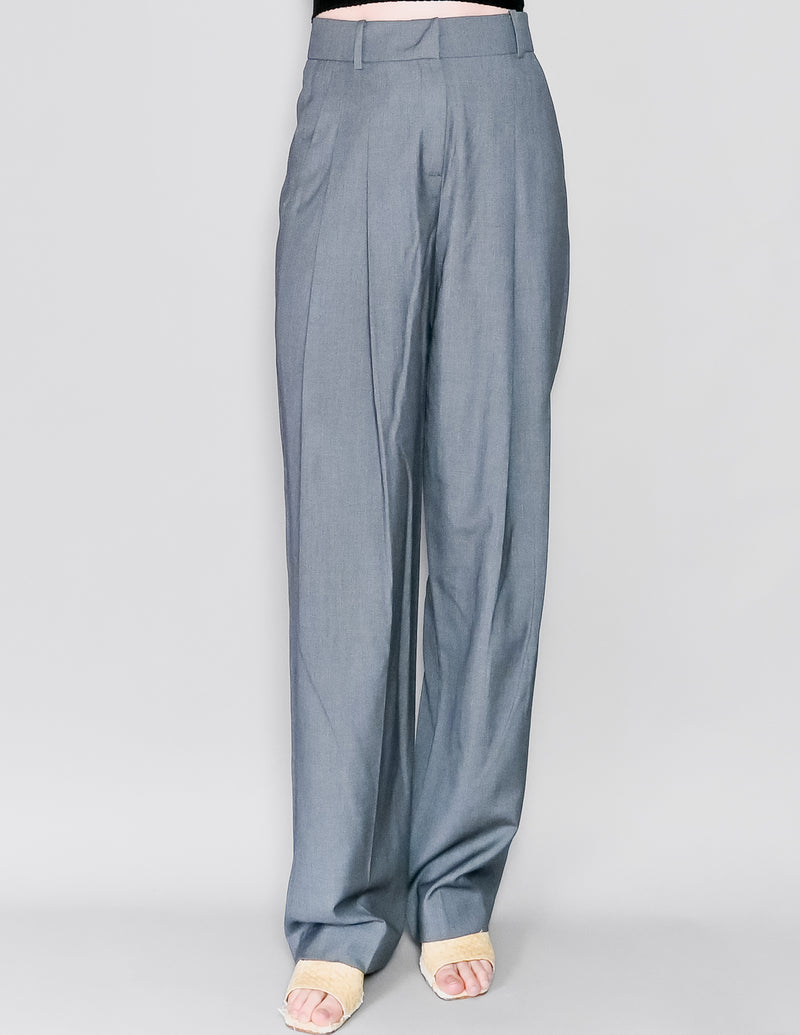 PAPER MOON Seoul Gray Wide-Leg Pants (S)