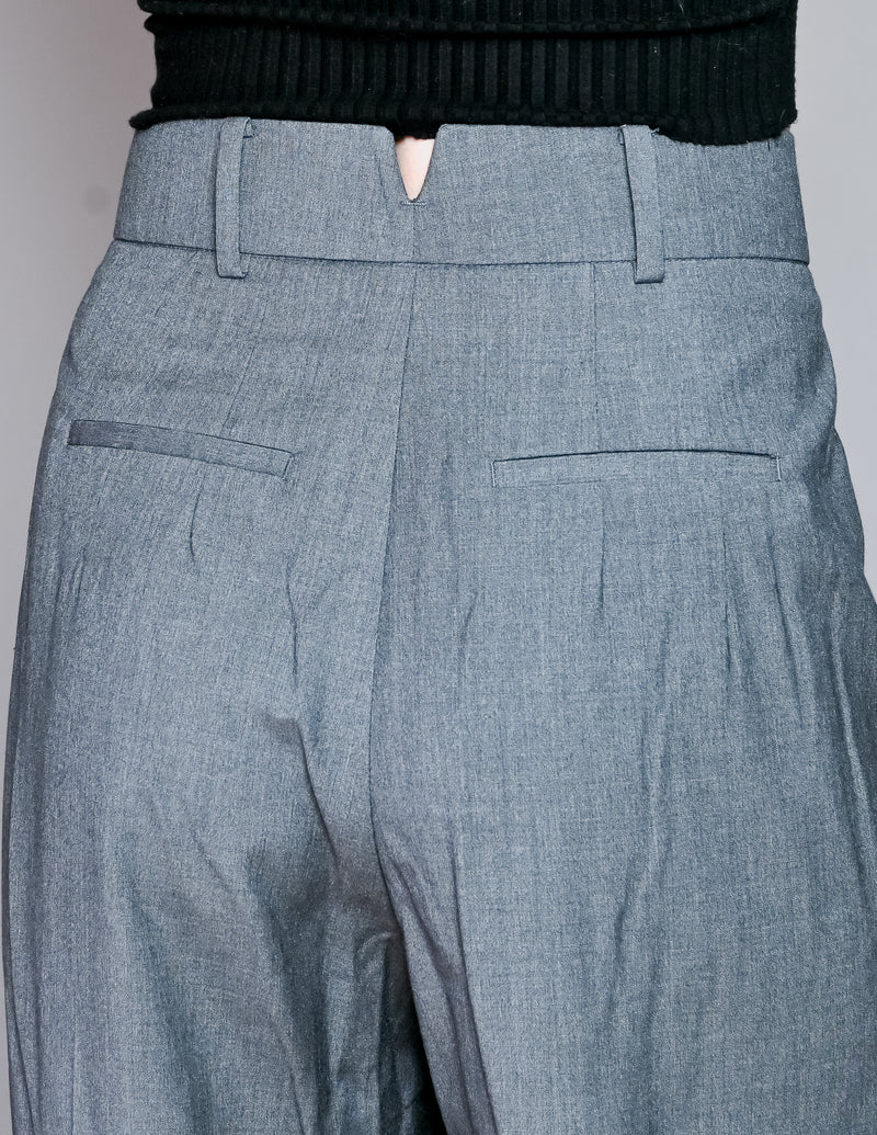 PAPER MOON Seoul Gray Wide-Leg Pants (S)