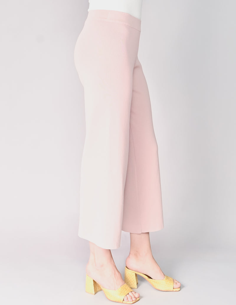 FWSS Dusty Rose Pull-On Cropped Knit Pants (XS)