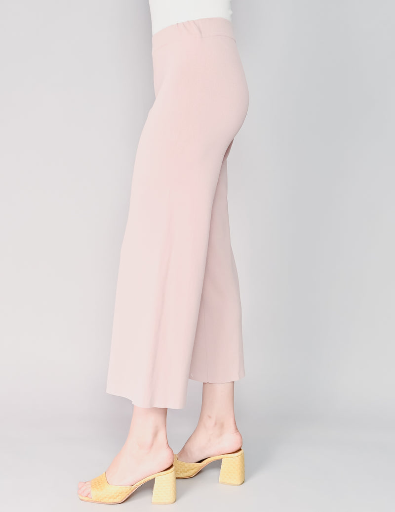 FWSS Dusty Rose Pull-On Cropped Knit Pants (XS)