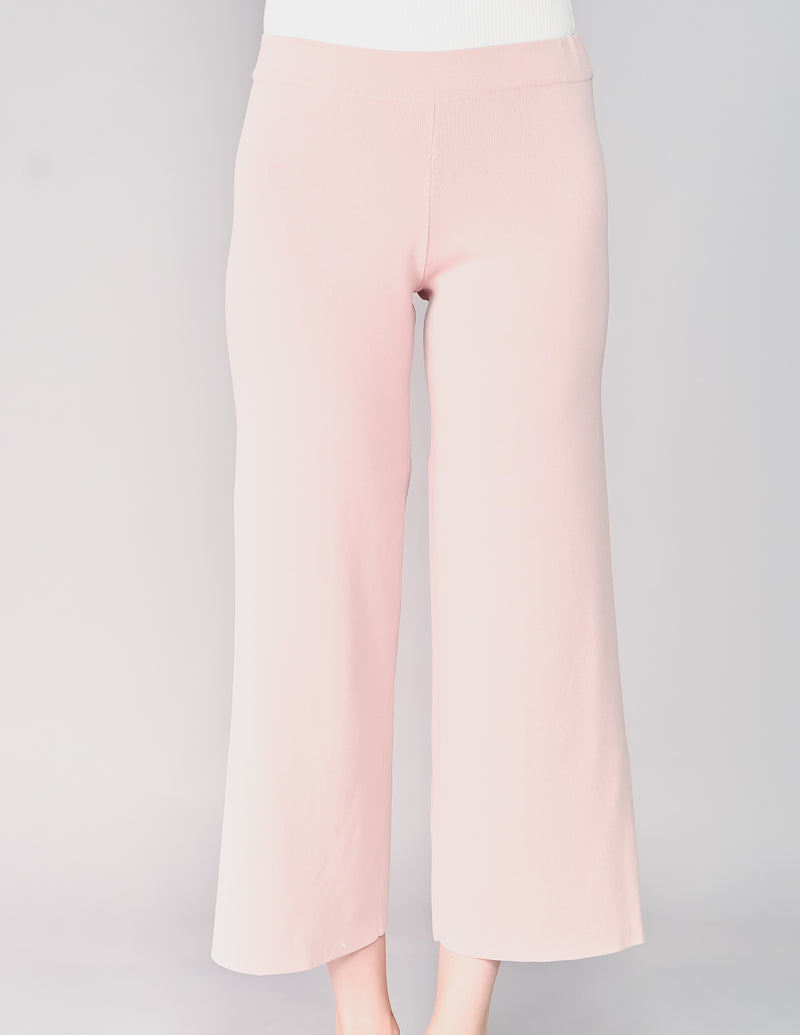 FWSS Dusty Rose Pull-On Cropped Knit Pants (XS)