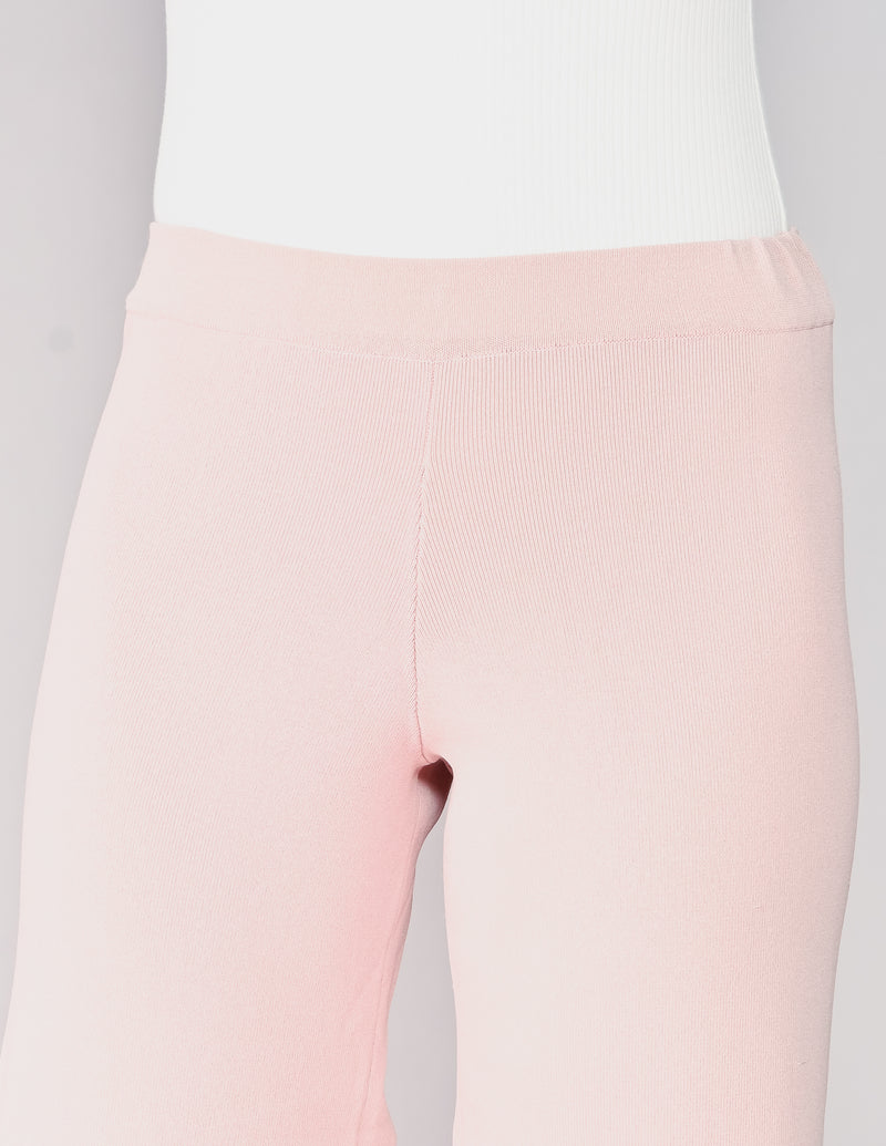 FWSS Dusty Rose Pull-On Cropped Knit Pants (XS)