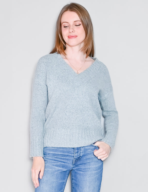 THE CASHMERE PROJECT Speckled Jade Sweater (XS)