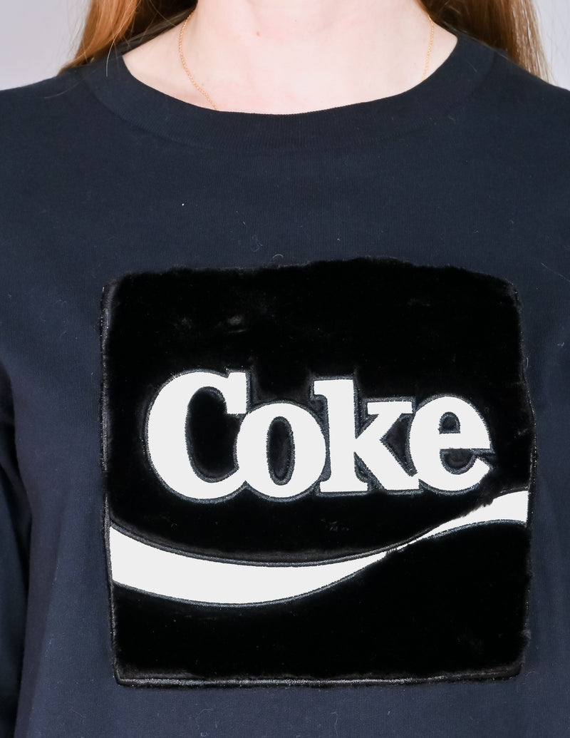 JOYRICH x COCA COLA Fuzzy Coke Long-Sleeve Tee (M)