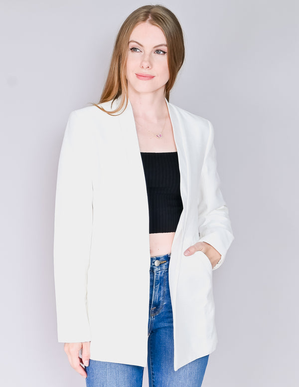 C/MEO COLLECTIVE White Blazer NWT (S)