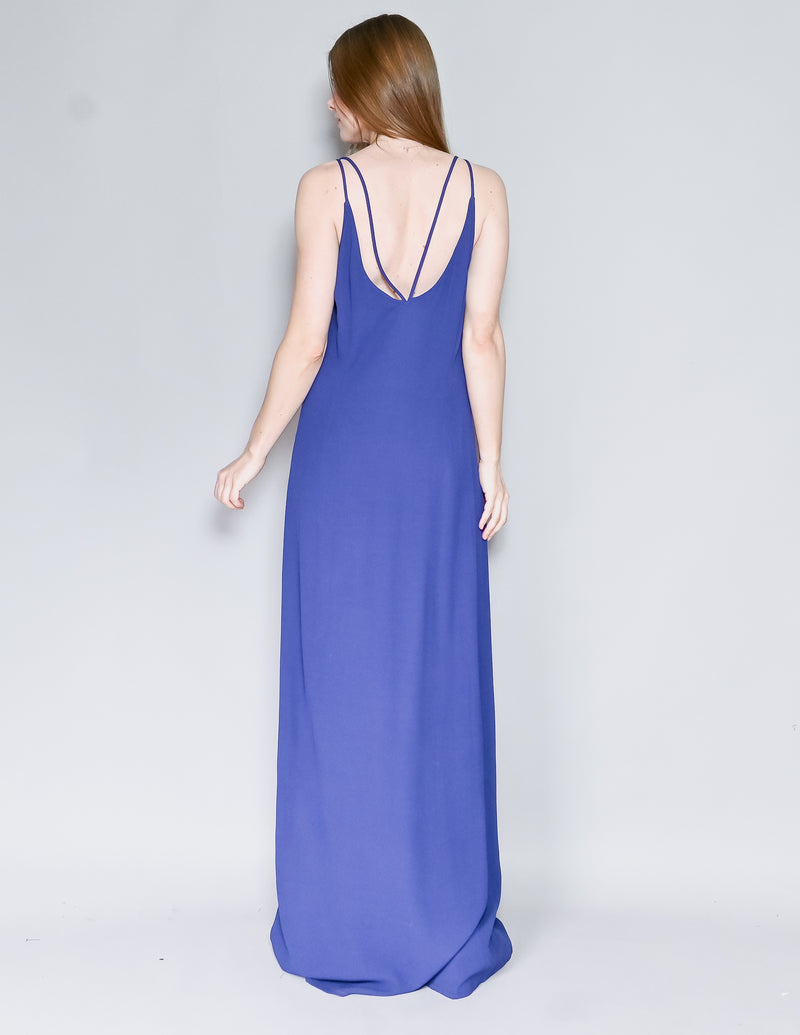 BA&SH Marine Blue Turma Maxi Dress NWT (L)