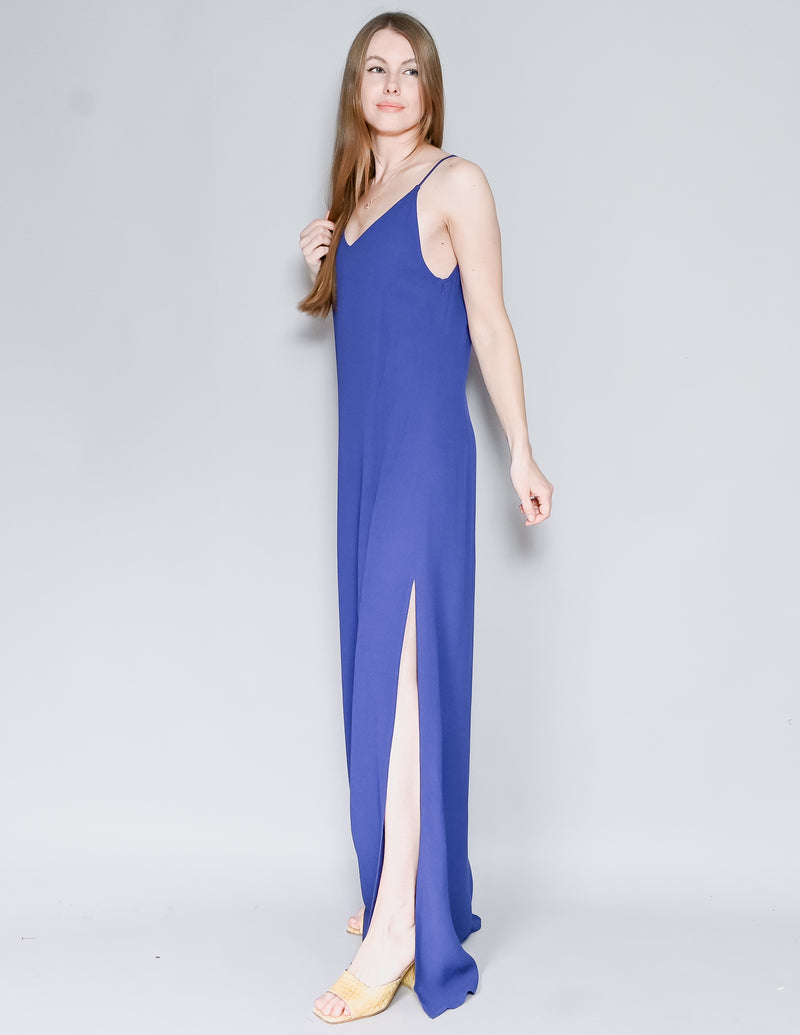 BA&SH Marine Blue Turma Maxi Dress NWT (L)