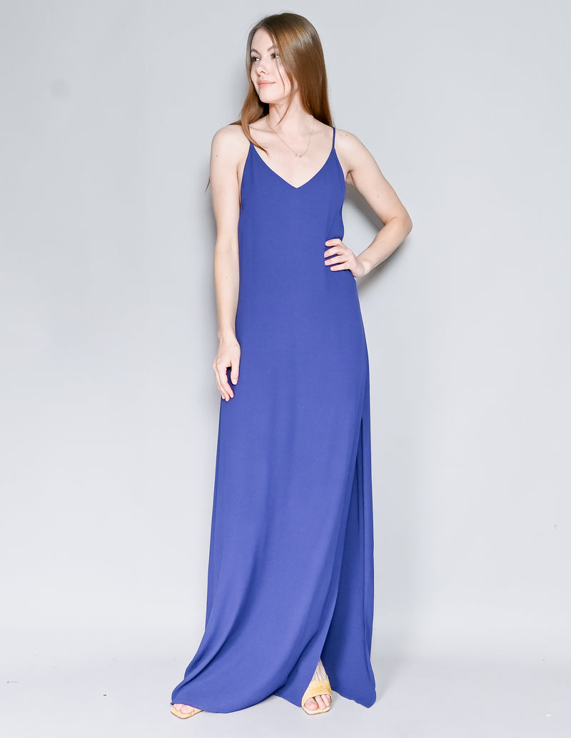 BA&SH Marine Blue Turma Maxi Dress NWT (L)