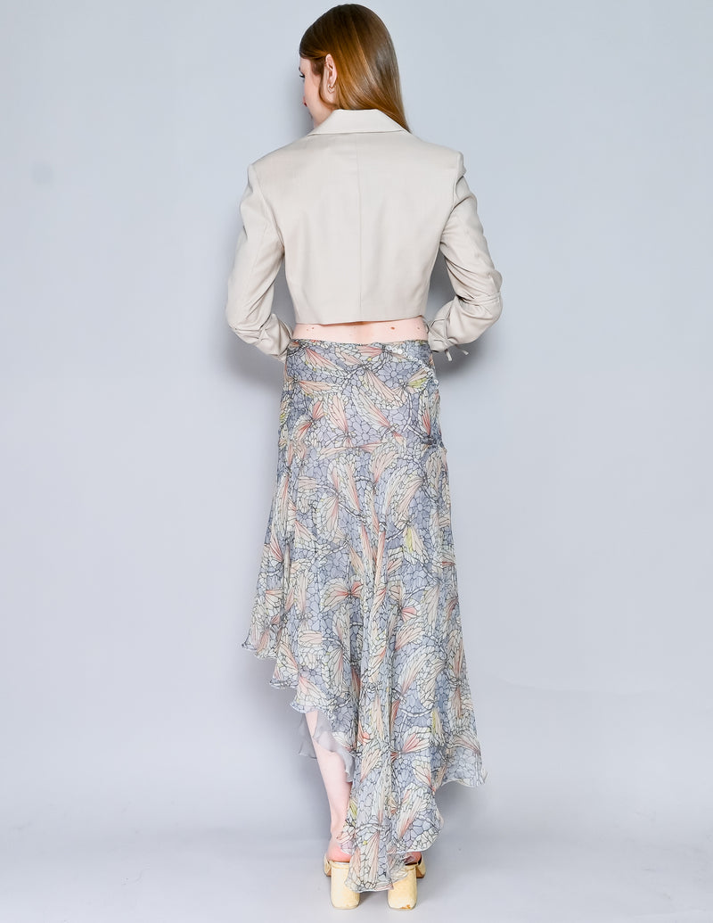 Alexander McQueen SS 2004 Deliverance RTW Dragonfly Stained Glass Skirt (38)
