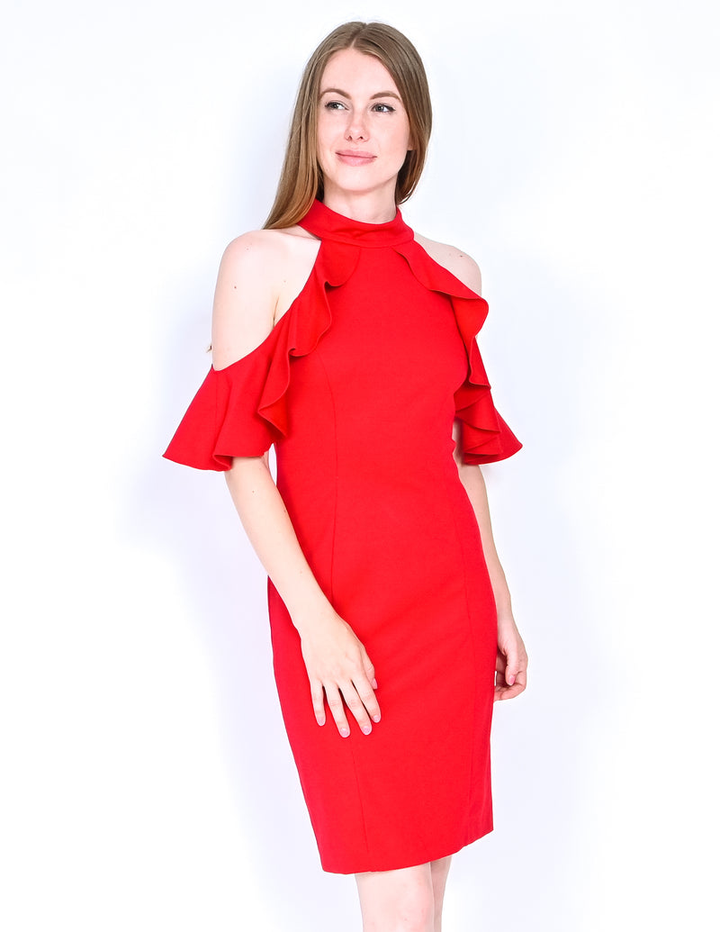 AMANDA UPRICHARD Red Haven Bodycon Dress (S)