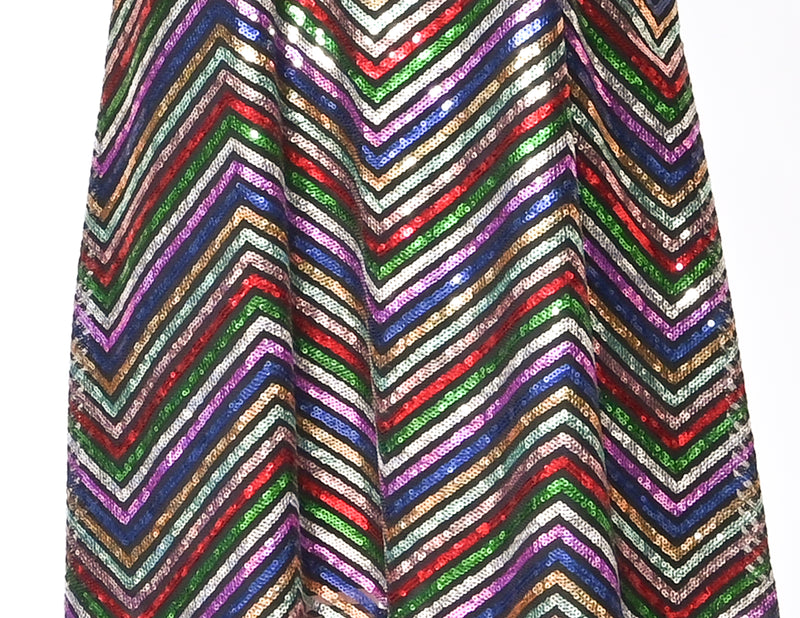 AMANDA UPRICHARD Halette Sequin Shift Mini Dress (Size S)