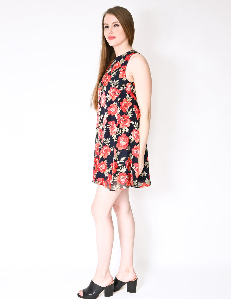 AMANDA UPRICHARD Burnout Flowers Mini Dress NWT (Size S)