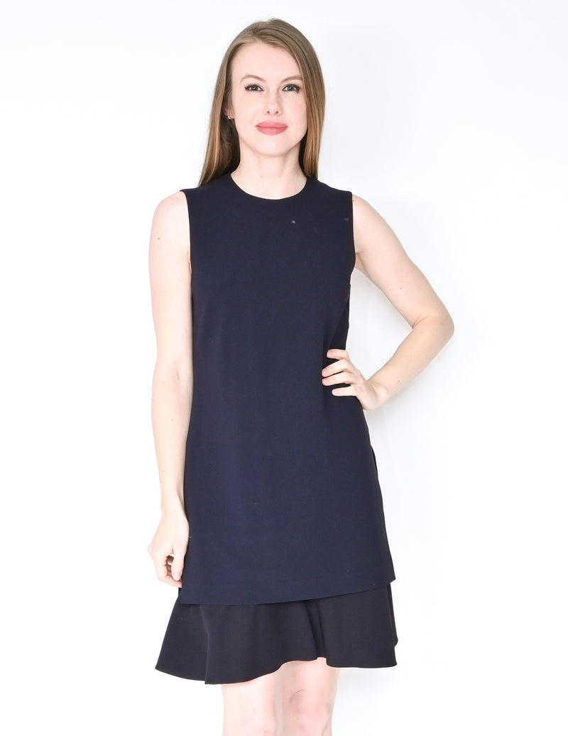 THEORY Sleeveless Malkan Winslow Combo Layer Dress (Size 6)