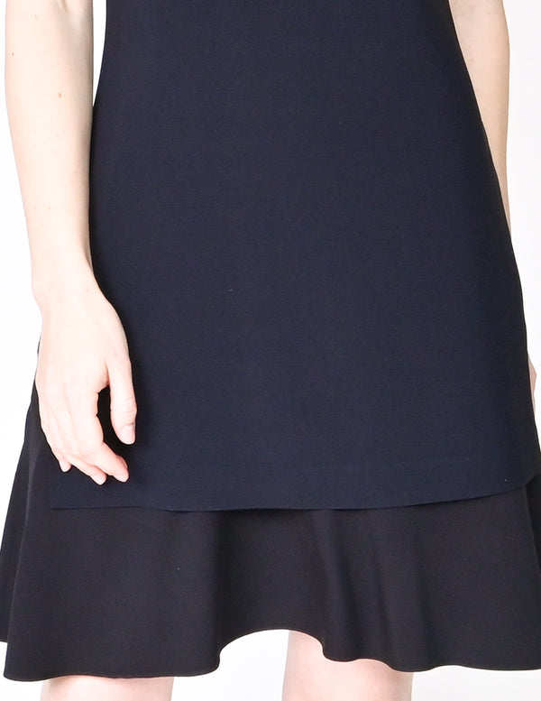 THEORY Sleeveless Malkan Winslow Combo Layer Dress (Size 6)
