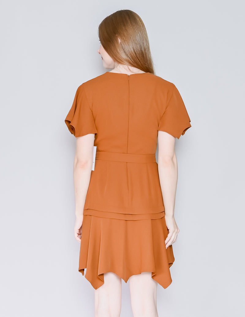 AMANDA UPRICHARD Amalfi Tan Mini Dress NWT (S)