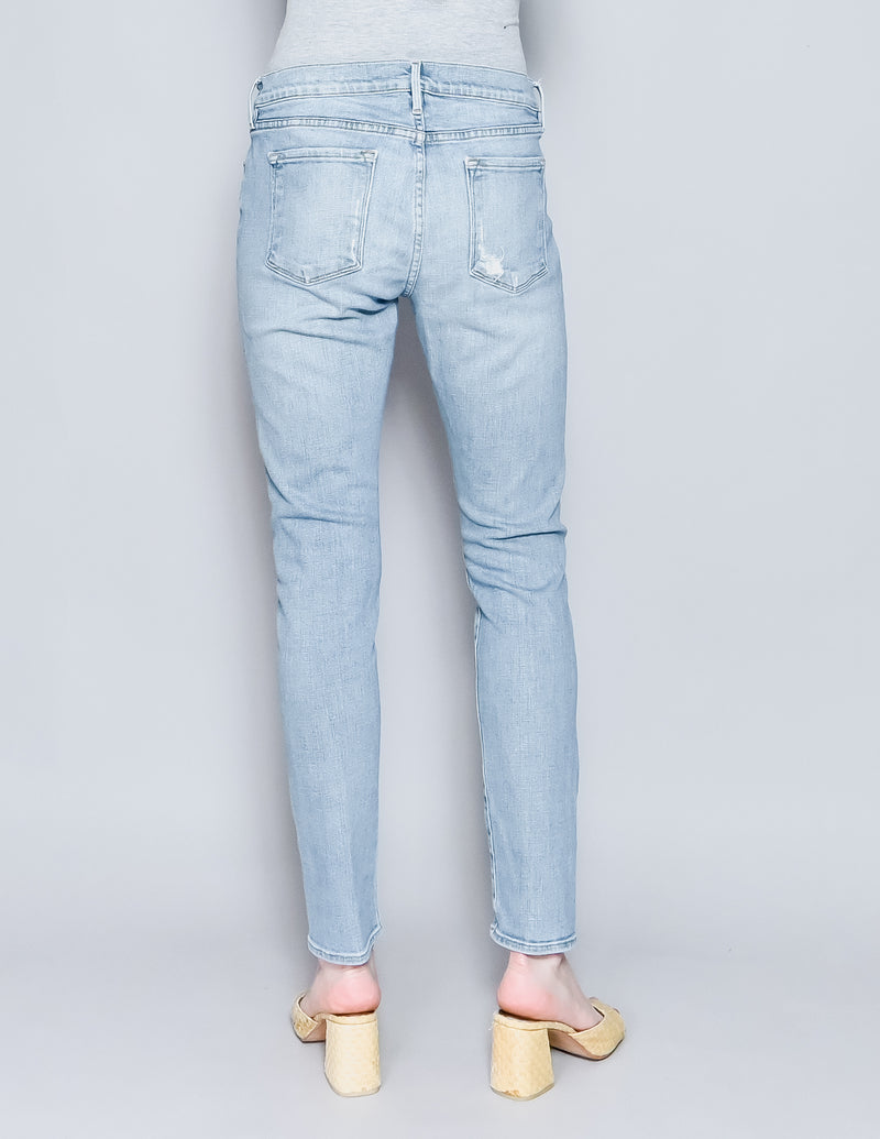 FRAME Denim Le Garcon Distressed Beek St Jeans (29)