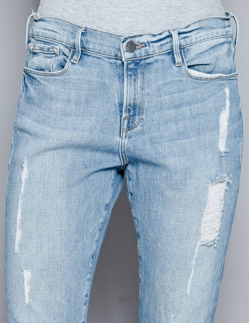 FRAME Denim Le Garcon Distressed Beek St Jeans (29)