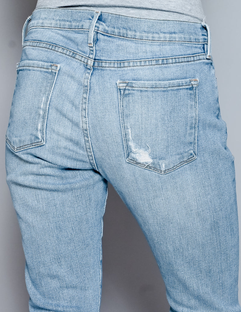 FRAME Denim Le Garcon Distressed Beek St Jeans (29)