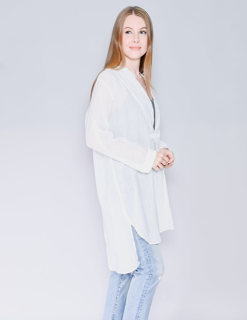 AMANDA UPRICHARD White Kaftan Tunic (S)