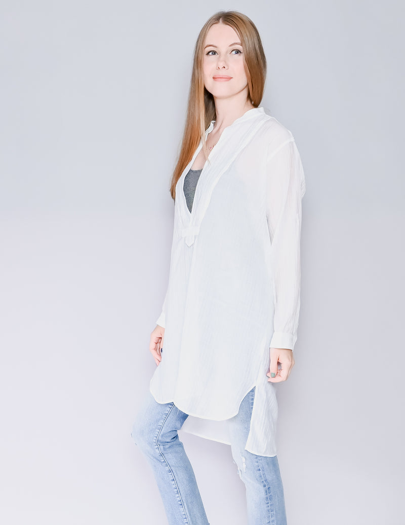 AMANDA UPRICHARD White Kaftan Tunic (S)