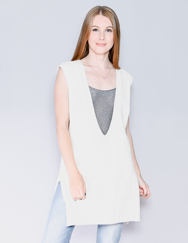 JULIA JENTZSCH Off-White Zizi Sweater Vest