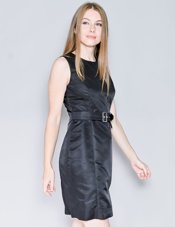 AMANDA UPRICHARD Sleeveless Black Sheath Dress NWT (S)