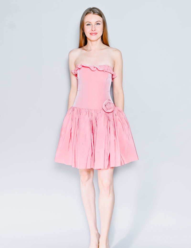 Béatrice Bécard RARE Vintage Pink Corset Dress (40)