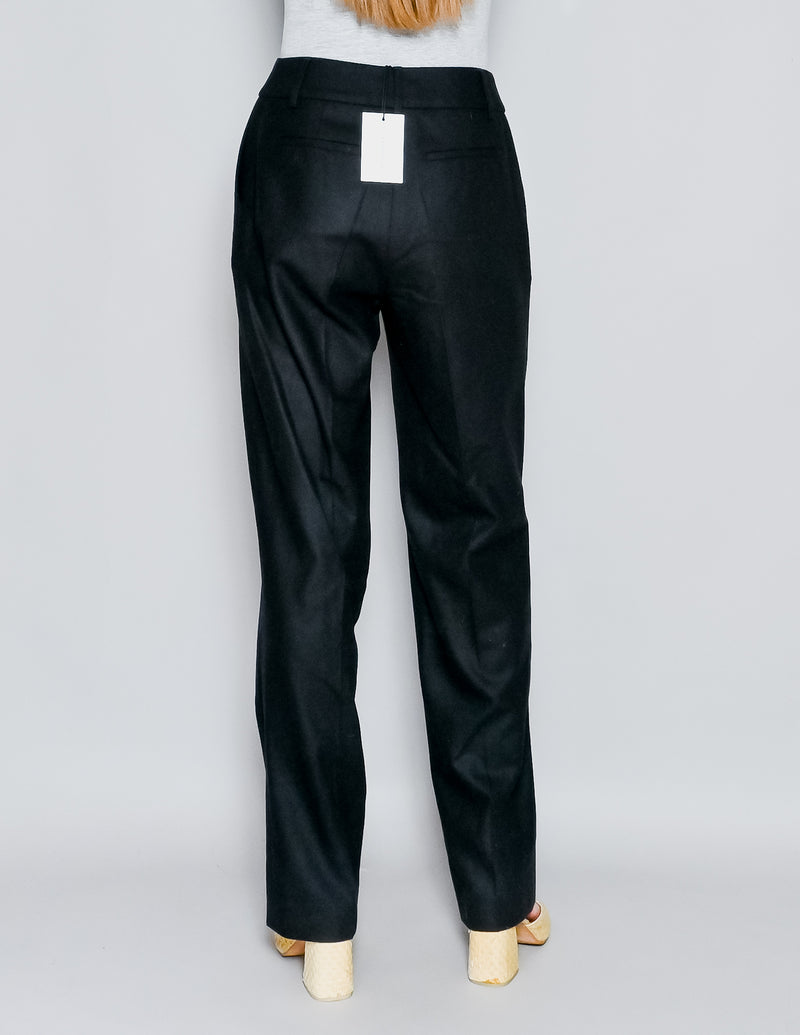 LA COLLECTION Nerit Straight-Leg Mid-Rise Wool Trousers (0)