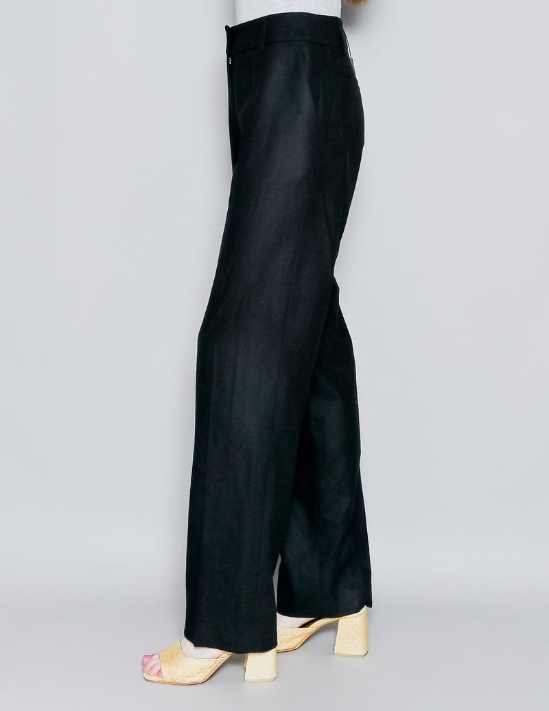 LA COLLECTION Nerit Straight-Leg Mid-Rise Wool Trousers (0)