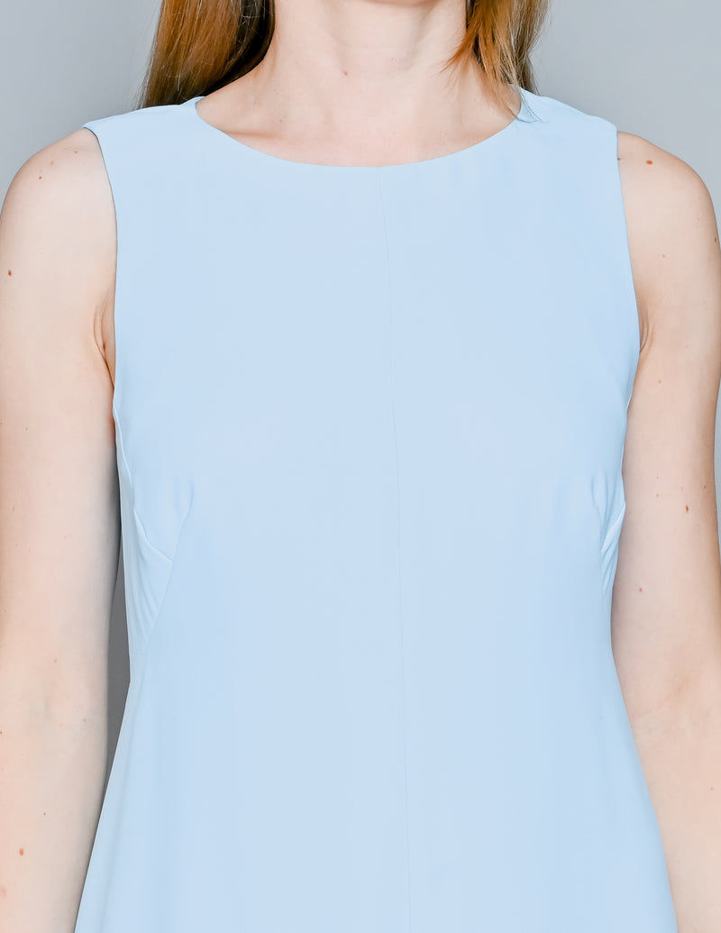AMANDA UPRICHARD Blue Diana Crew Mini Dress (S)