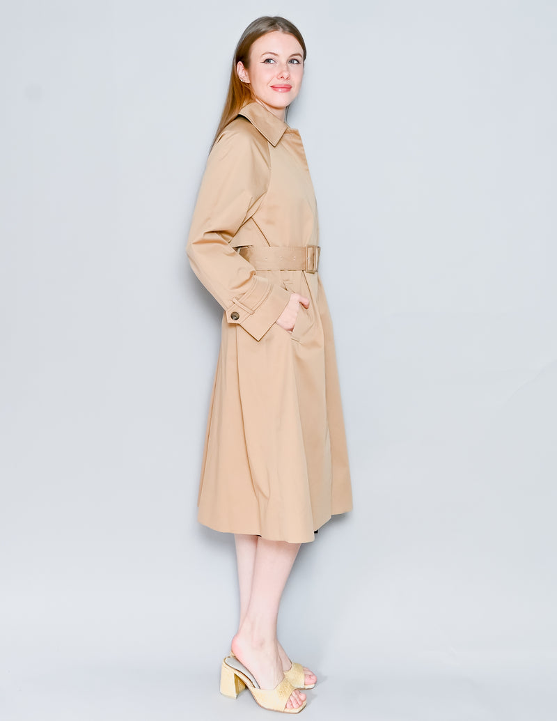 COS Belted Long Khaki Trench Coat (4)