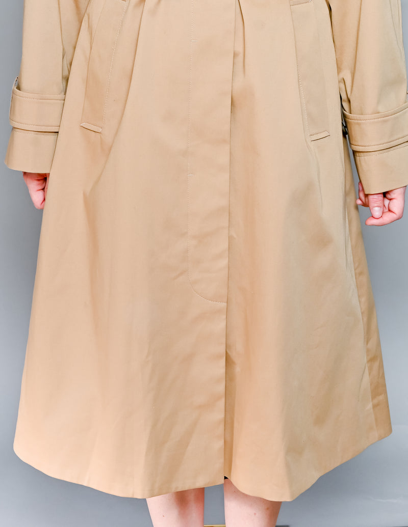 COS Belted Long Khaki Trench Coat (4)