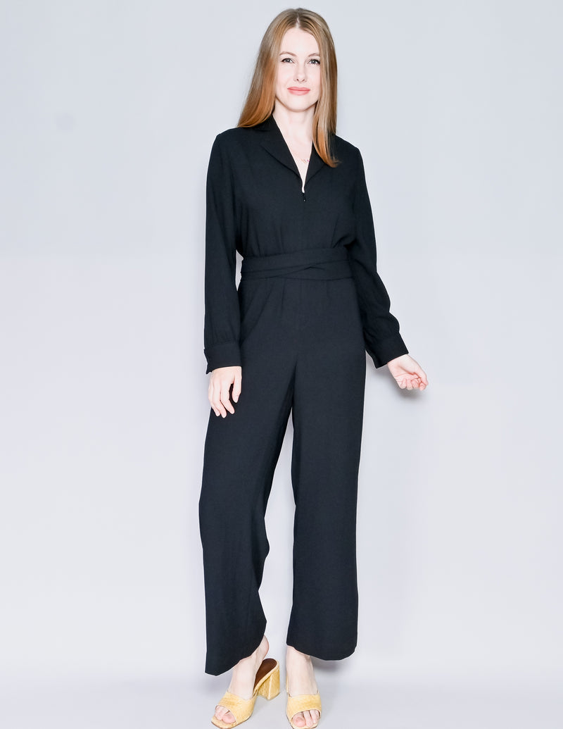 KITRI Avril Black Wide Leg Jumpsuit NWT (2)