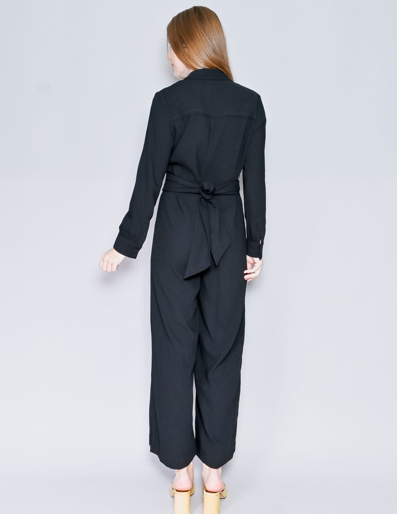 KITRI Avril Black Wide Leg Jumpsuit NWT (2)