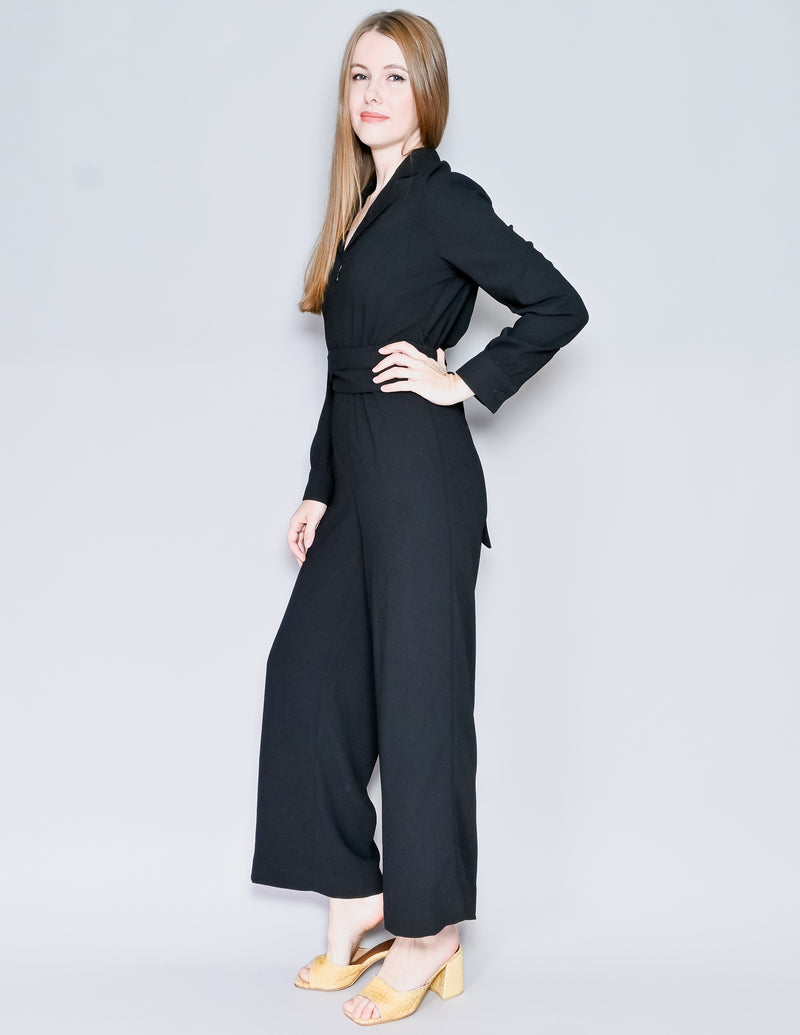 KITRI Avril Black Wide Leg Jumpsuit NWT (2)