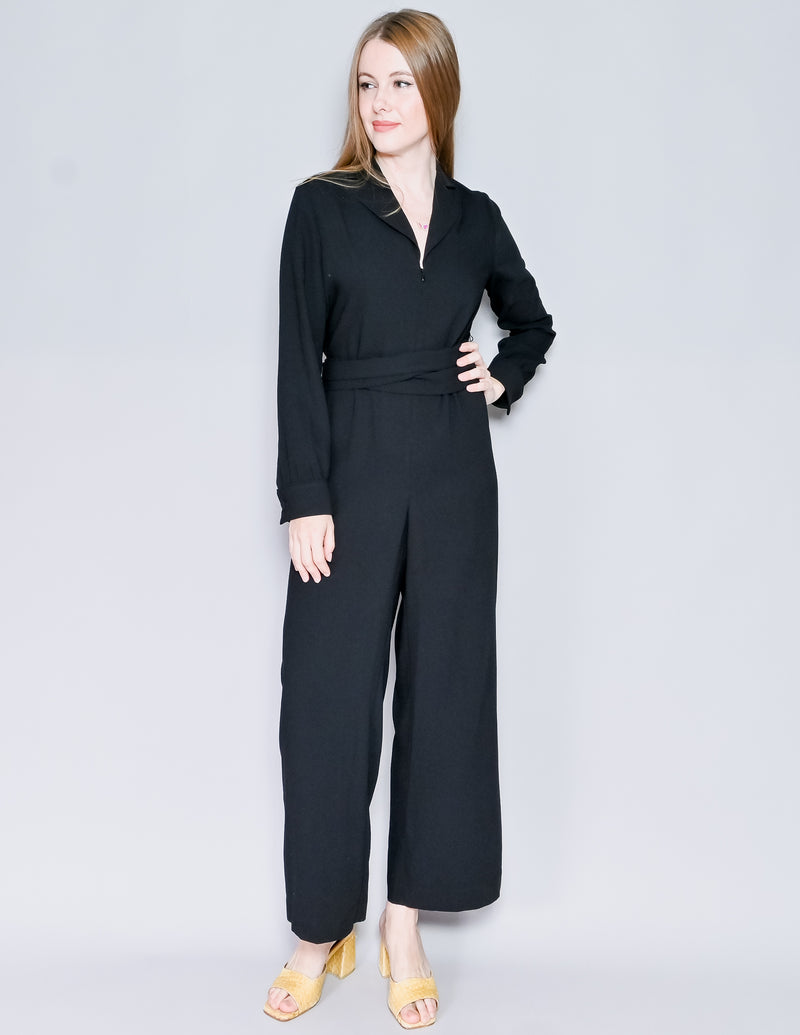 KITRI Avril Black Wide Leg Jumpsuit NWT (2)