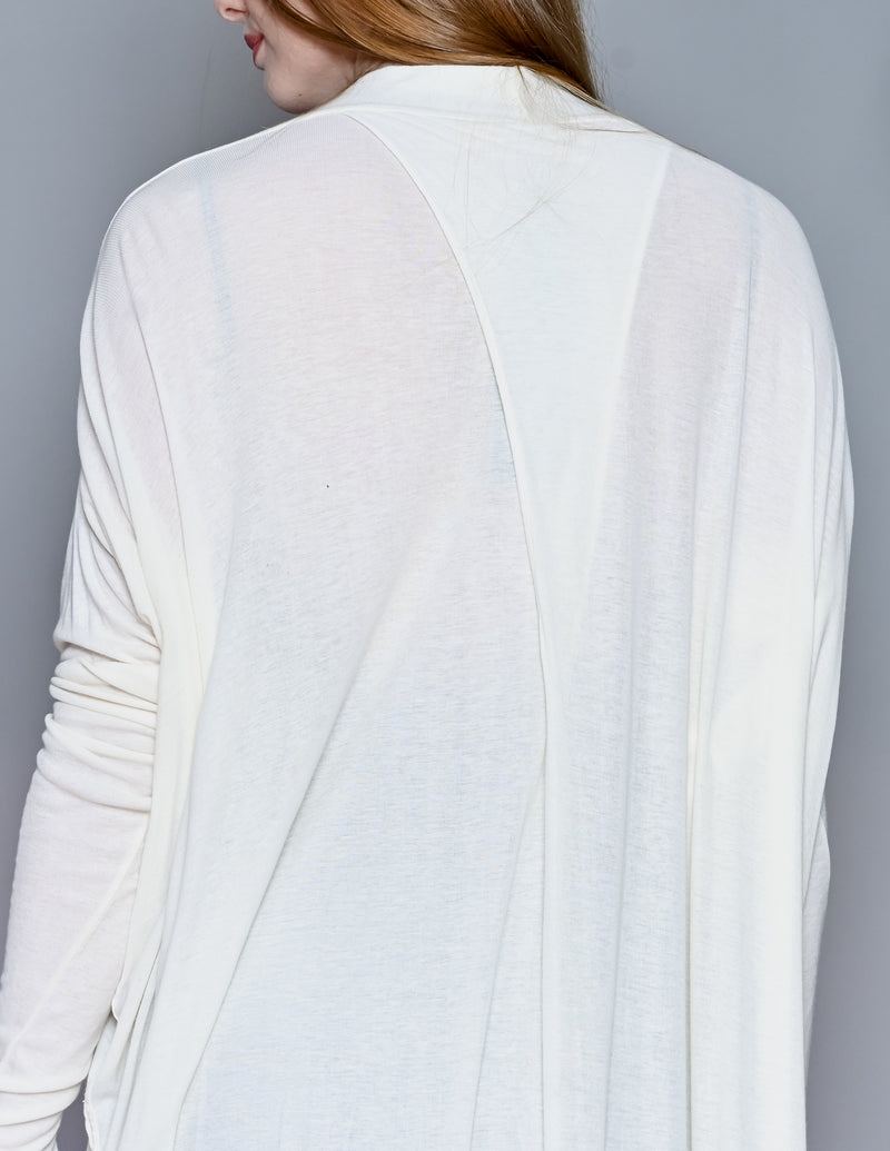 MASNADA Ivory Kan Knit Long Cardigan (US 6)