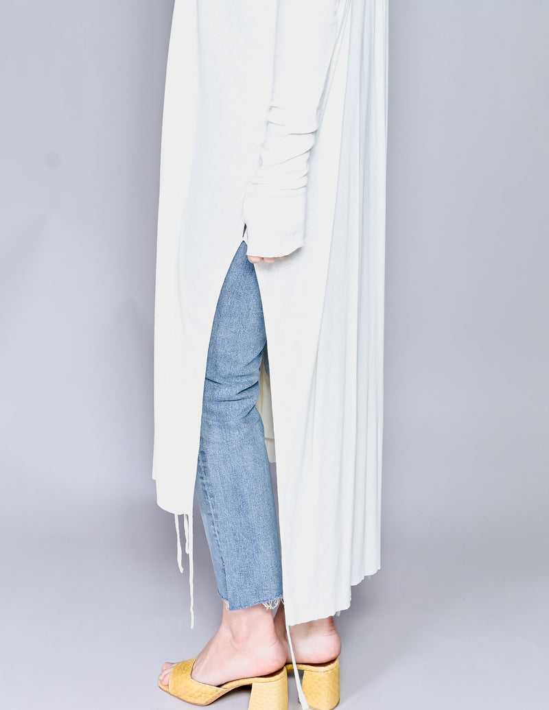 MASNADA Ivory Kan Knit Long Cardigan (US 6)