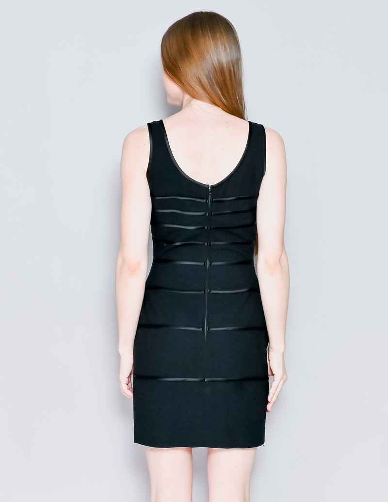VINTAGE Ann Tjian for Kenar Black Mini Dress (2)
