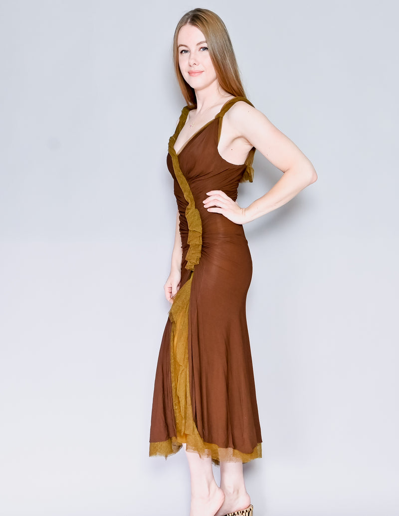 Vintage Donna Karan Designer Gown Sample Dress 
