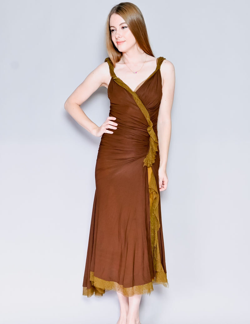 Vintage Donna Karan Designer Gown Sample Dress 