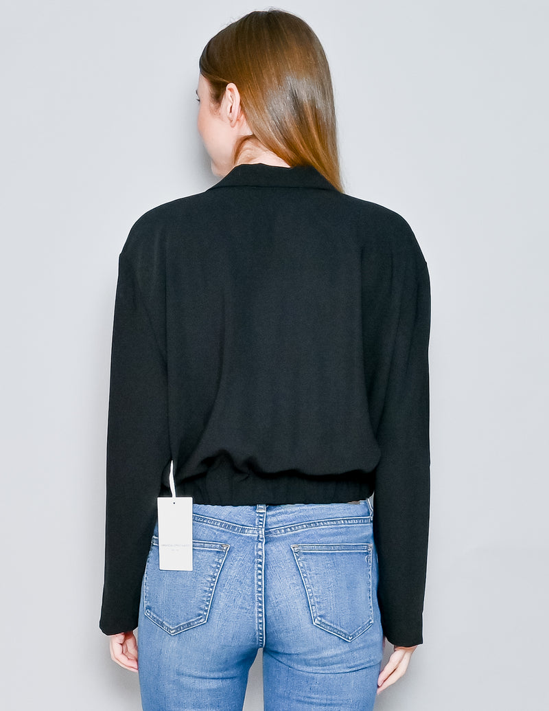 AMANDA UPRICHARD Black Albany Blazer (S)