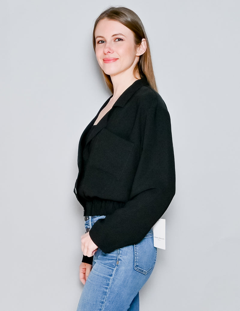 AMANDA UPRICHARD Black Albany Blazer (S)